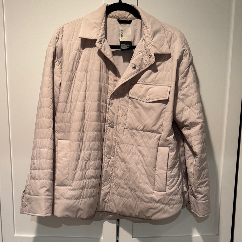 Vuori Men's Lightweight Quilted Jacket - Cream
